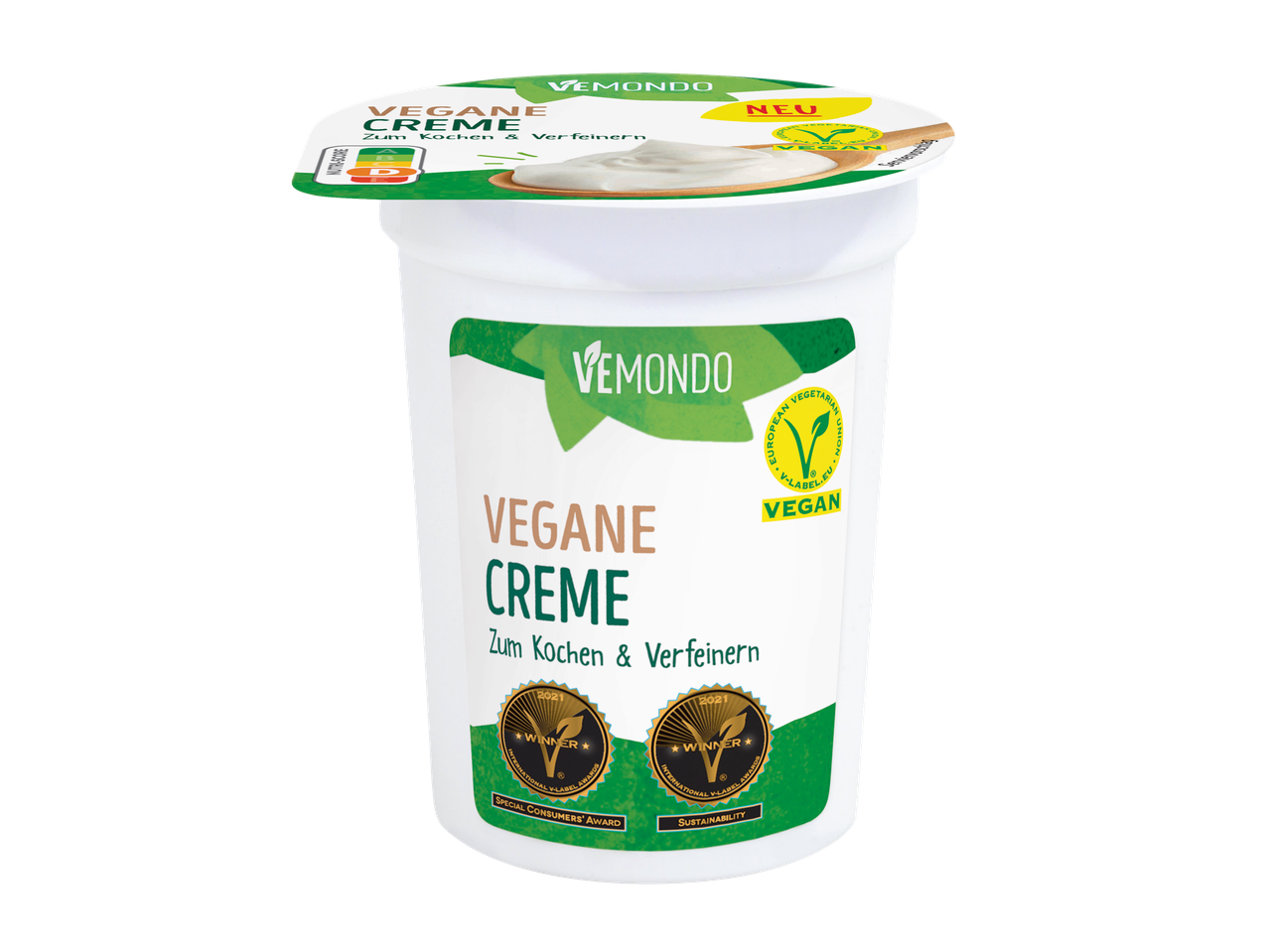 Vemondo vegane Creme zum Kochen & Verfeinern.