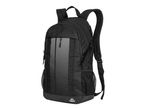 Black Crivit backpack with white dots.