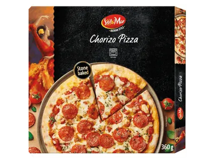 Chorizo pizza