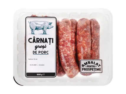 Cârnați groși de porc