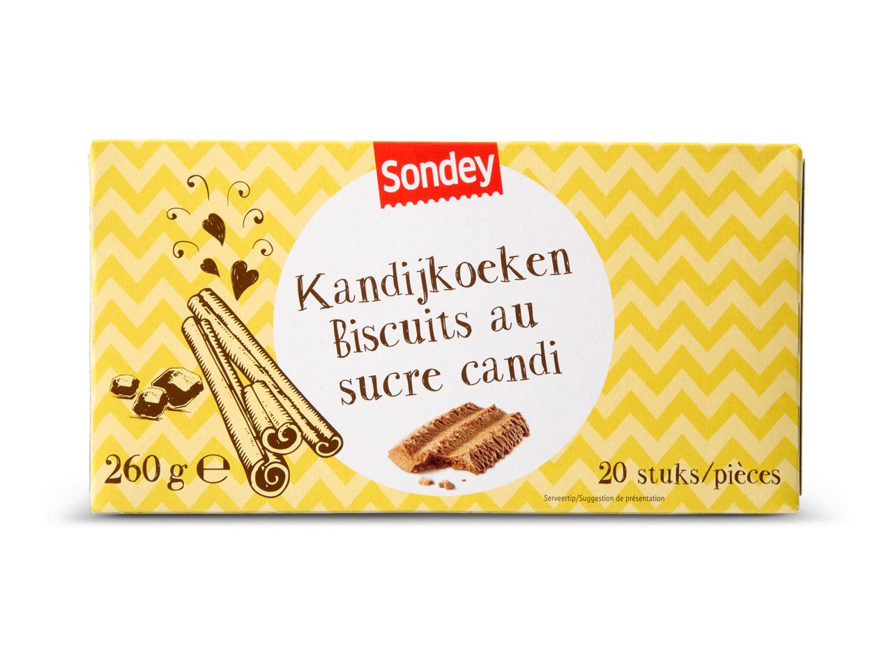 Sondey Kandijkoeken, karamelkoekjes.