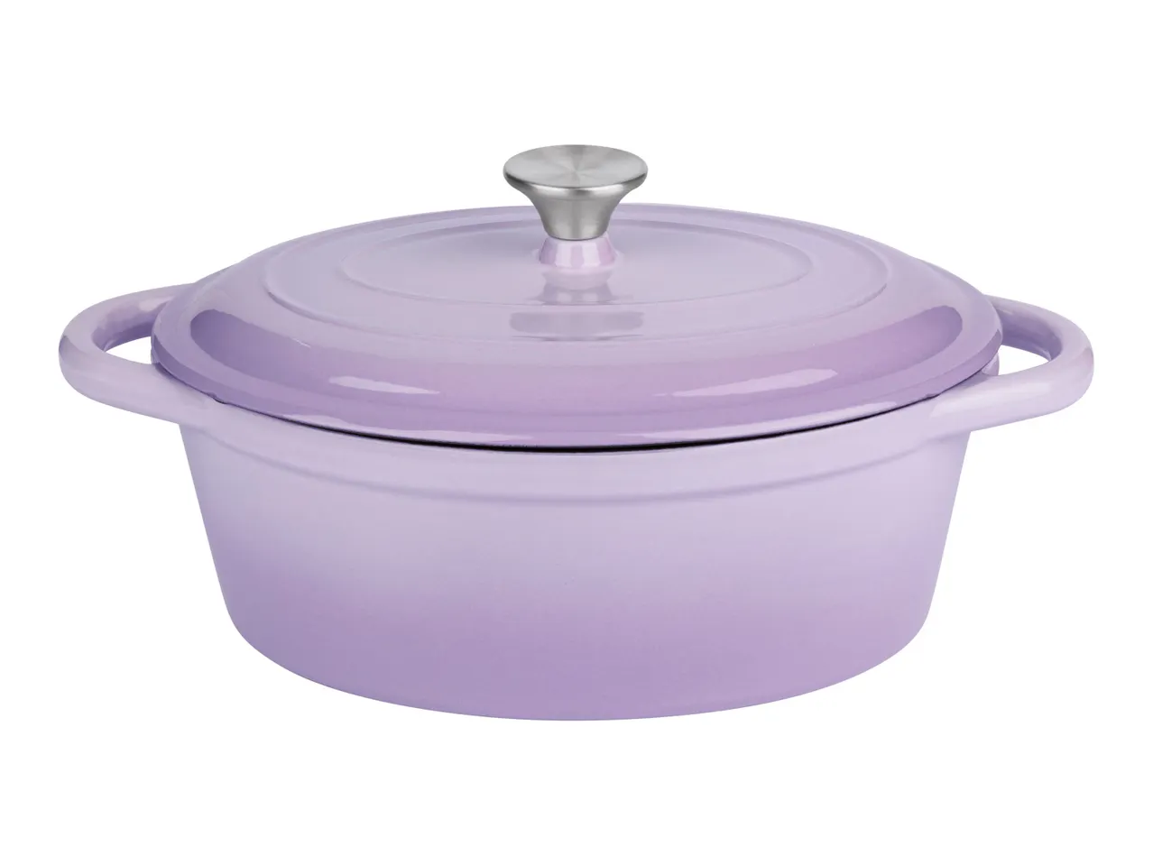 Go to full screen view: Livarno Home 4.7L Cast Iron Casserole Dish - Image 1