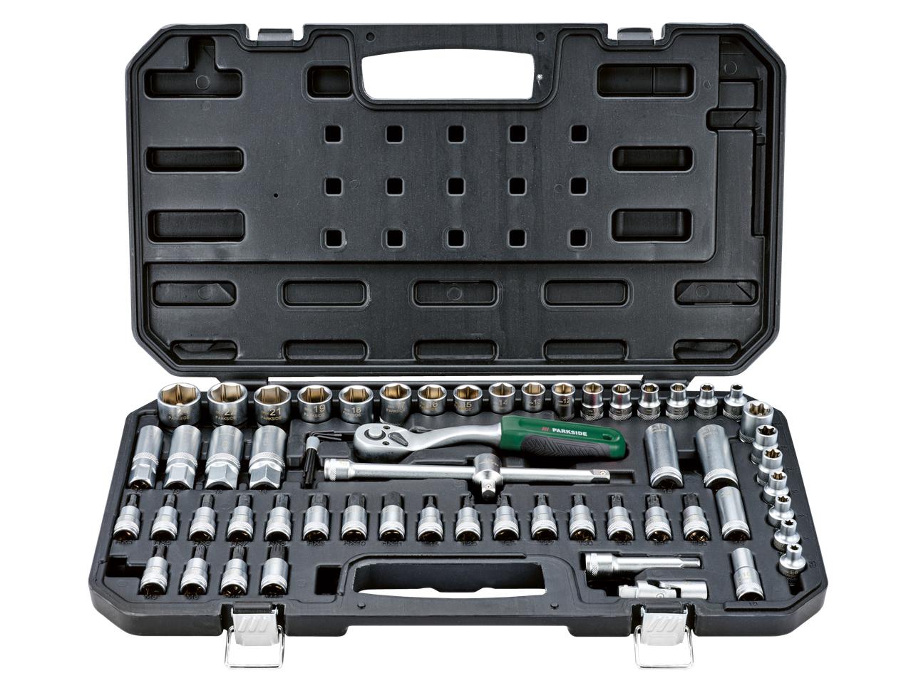 PARKSIDE® Zestaw 65 kluczy nasadowych