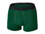 Zelene muške bokserice s crnim pojasom.