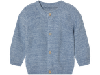 Lupilu® Baby Cardigan in light blue with wooden buttons