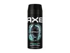Deodorant bodyspray met een fris, ruimte-thema ontwerp.