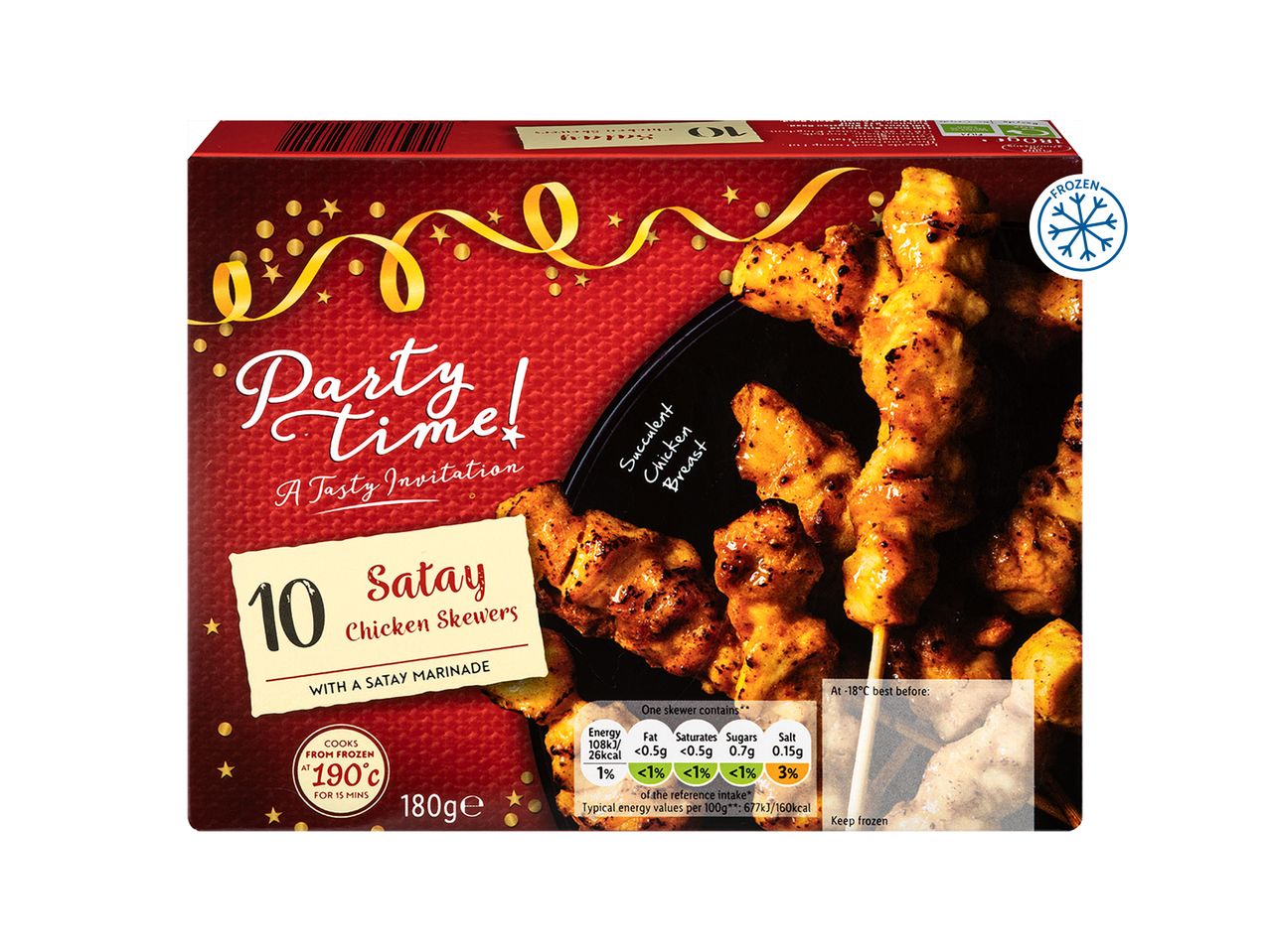 Go to full screen view: Partytime Chicken Breast Skewers - Image 1