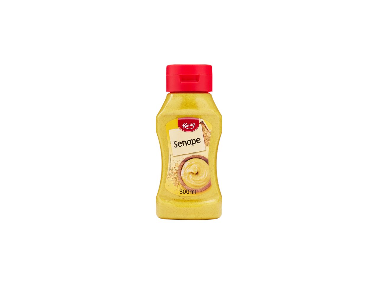 A bottle of Develey Sweet Mustard.