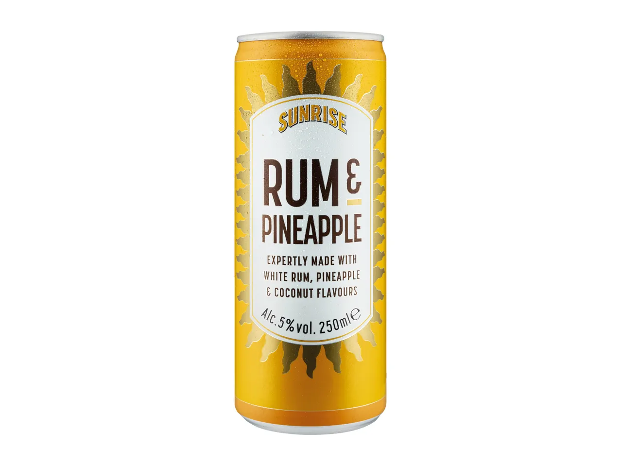 Sunrise Rum & Pineapple Ready To Drink Can 5%