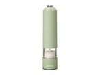 SilverCrest electric salt grinder in light green