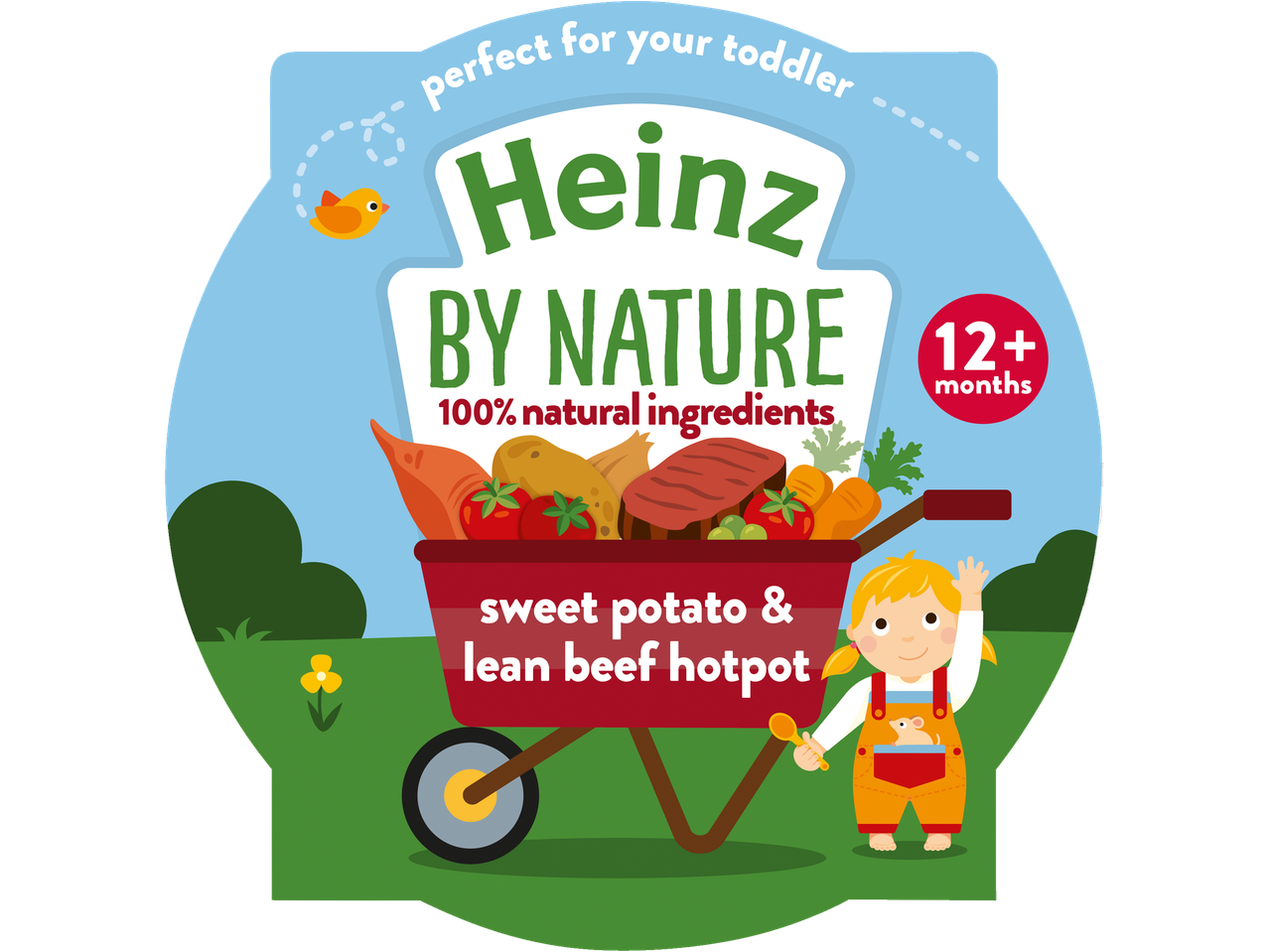 Heinz By Nature: sweet potato & lean beef hotpot for toddlers (12+ months).