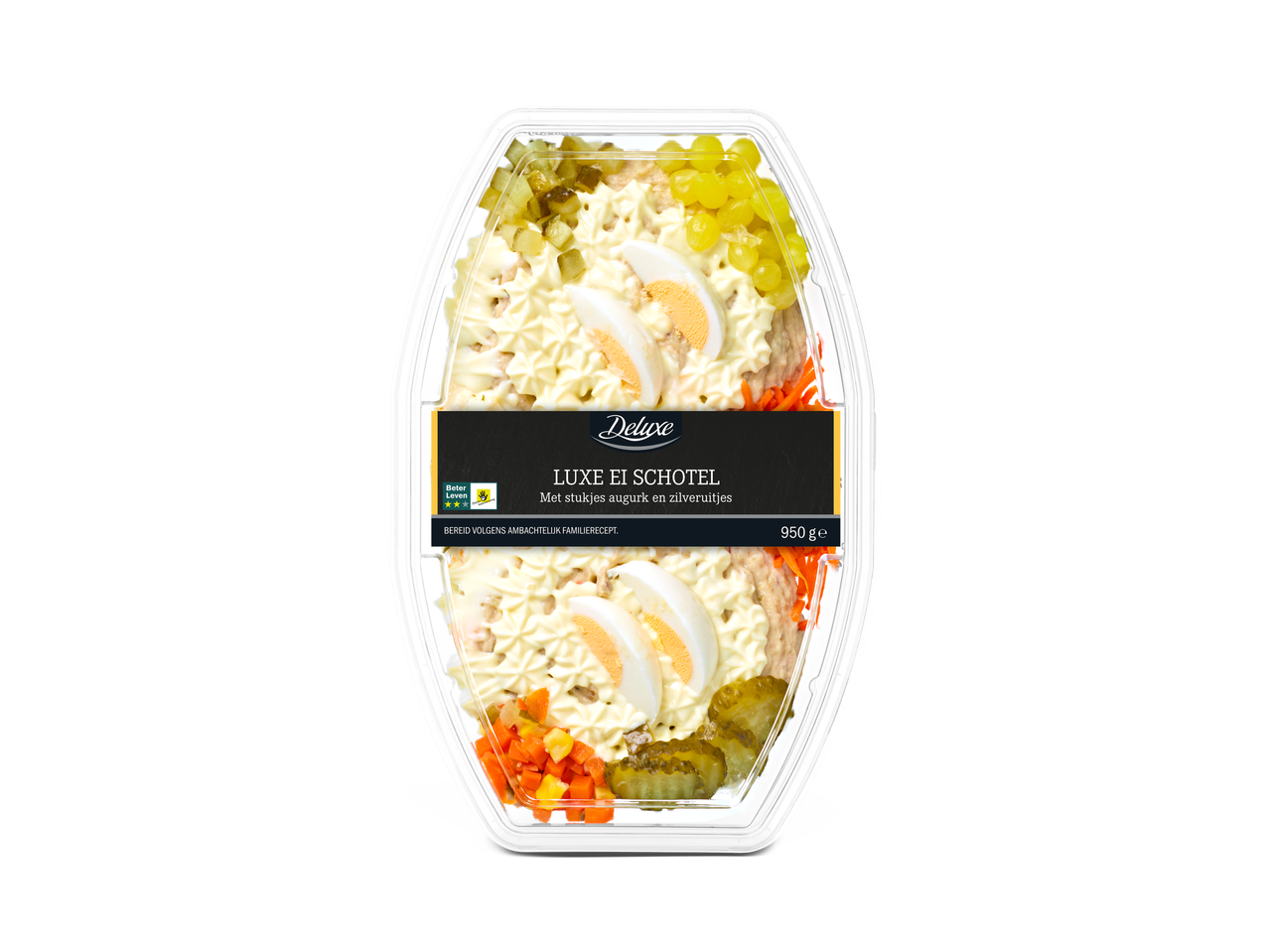 Deluxe Luxe Eischotel met augurk en zilveruitjes, 950g