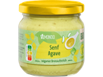 Vemondo Agave Senf, veganer Brotaufstrich im Glas.