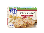 Pizza Pocket Alpen Fest estilo montanha, queijo e bacon.