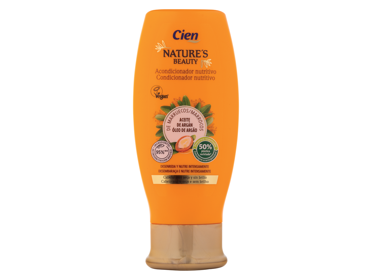 Cien Nature's Beauty: Condicionador nutritivo com óleo de argan de Marrocos.