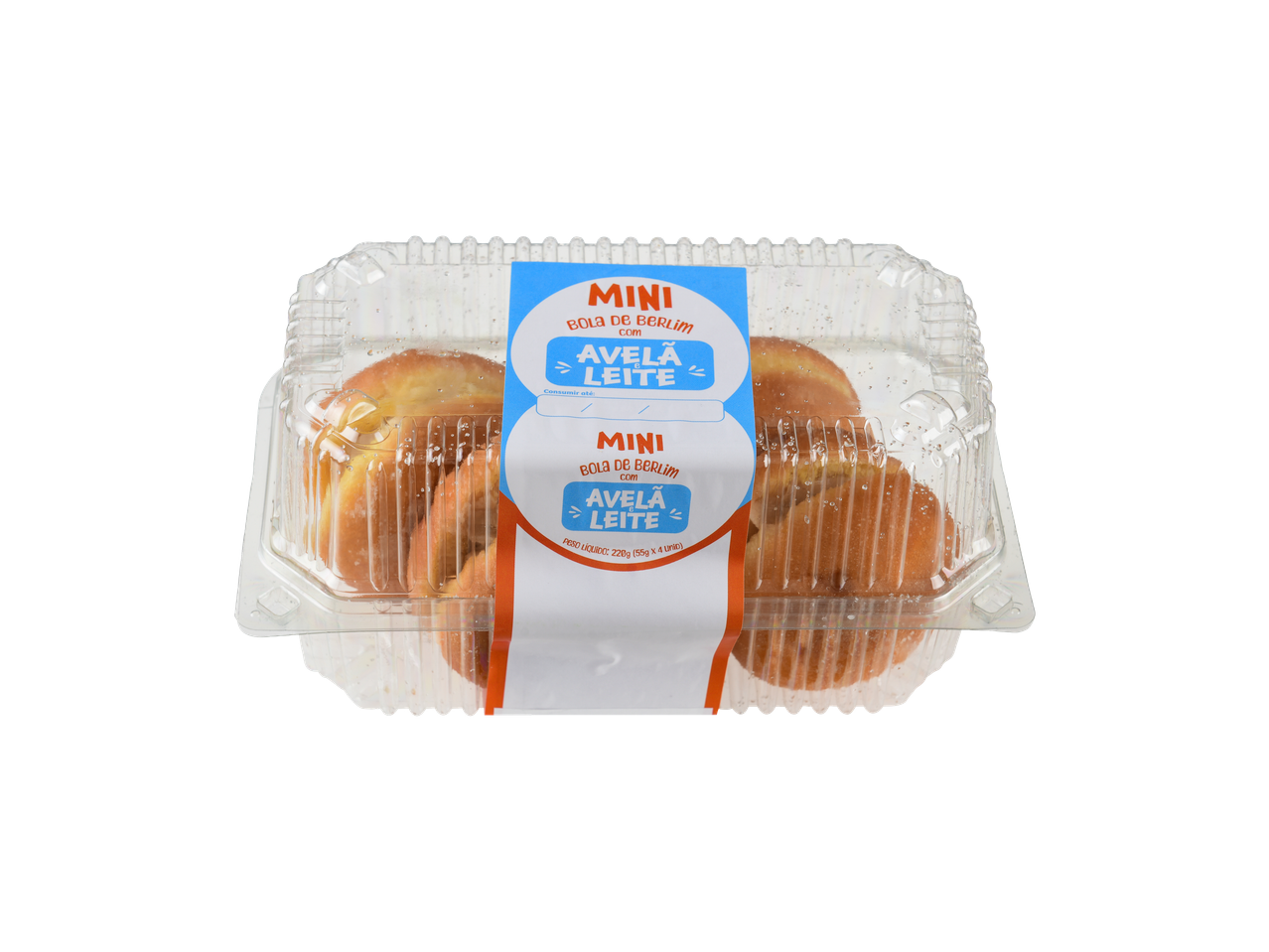 Mini Bola de Berlim de Avelã Leite Lidl