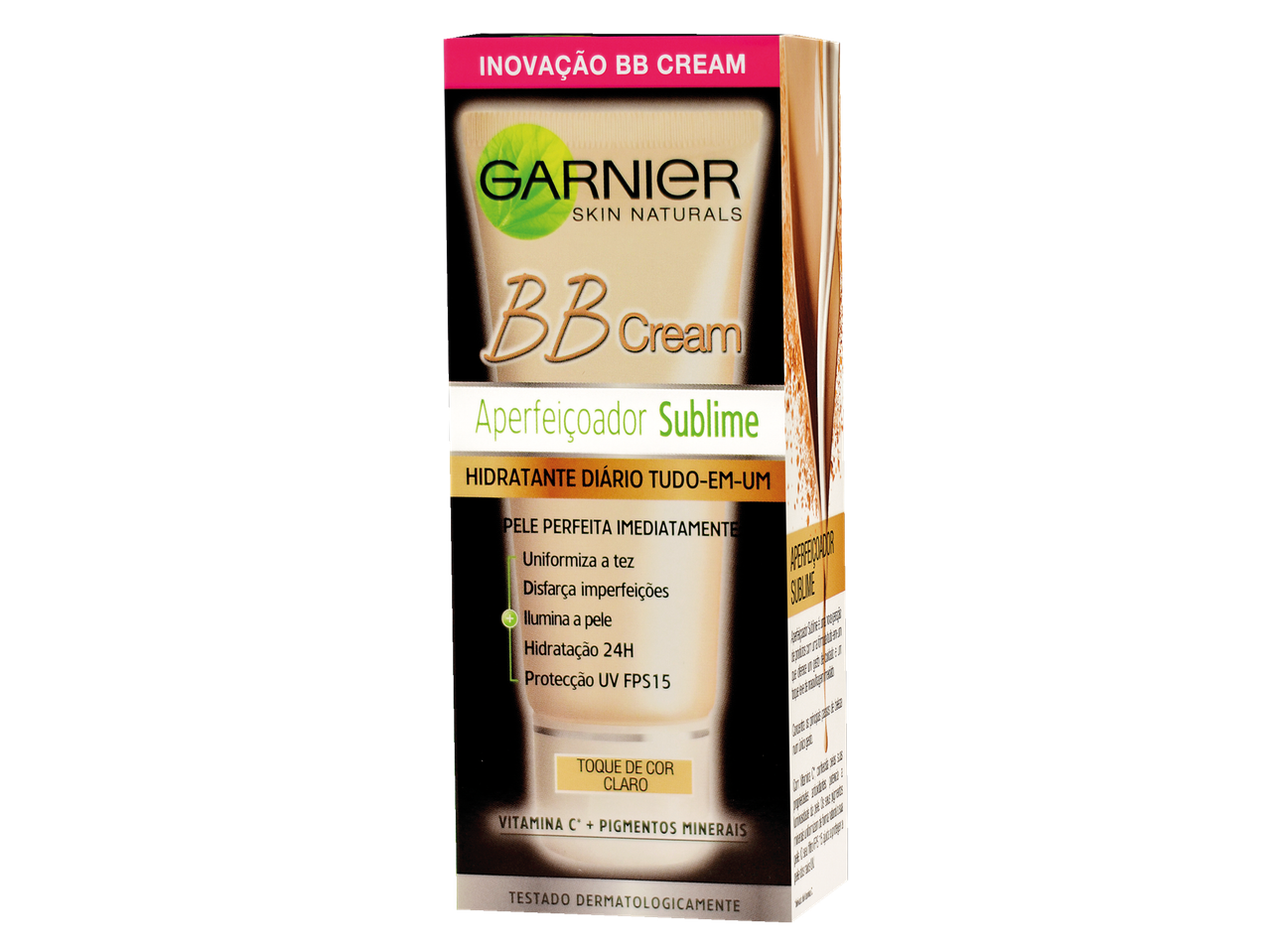 Creme BB Garnier: hidratante e uniformizante.