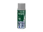 A can of Rust-Oleum Painter's Touch 2X Ultra Cover spray paint in gray.