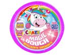 Детска играчка "Crazy Magic Dough" с изображение на еднорог, лилава кутия.