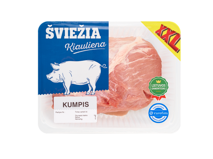 Šviežias kiaulienos kumpis