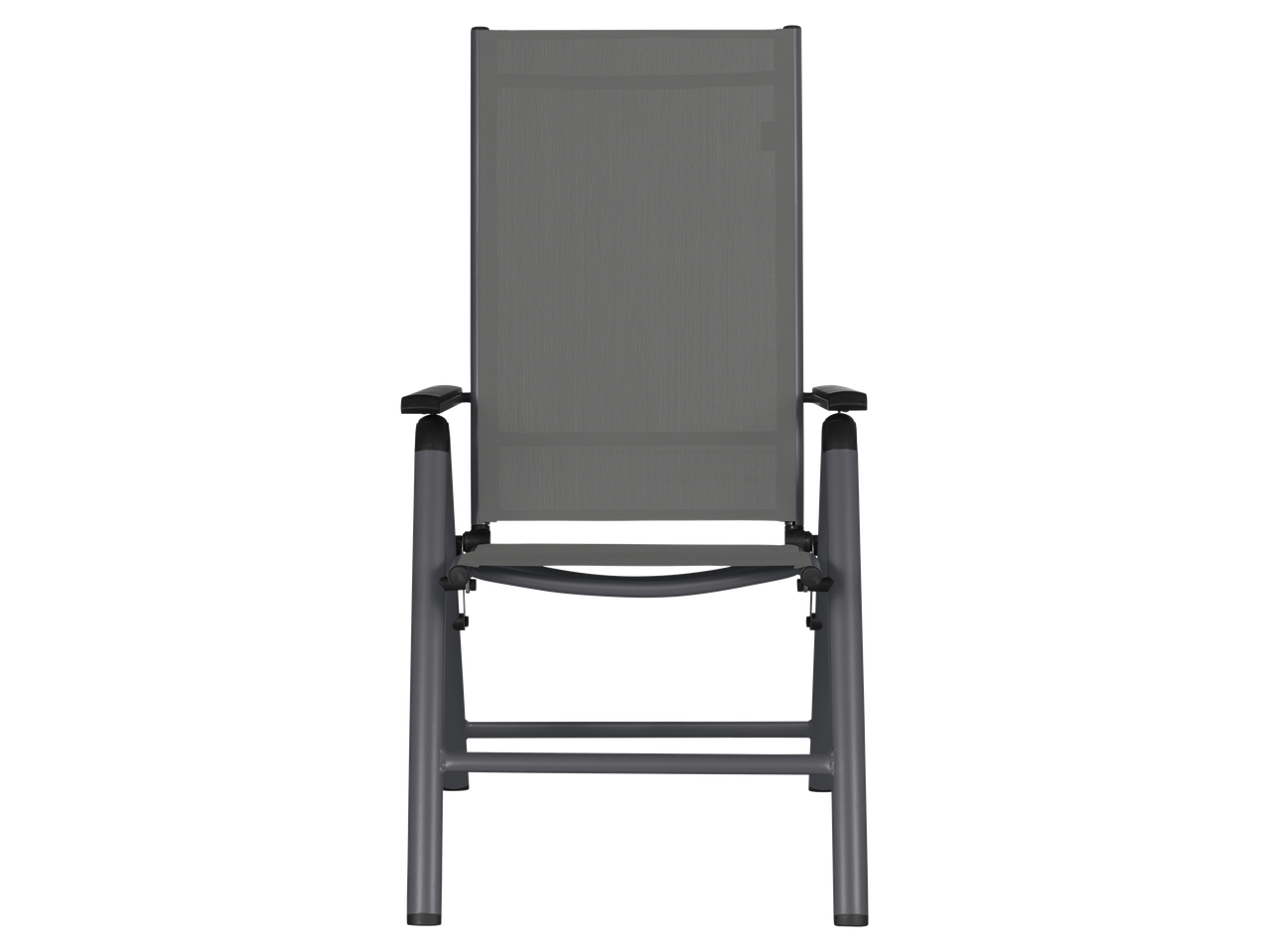 Livarno aluminijumska sklopiva stolica u sivoj boji