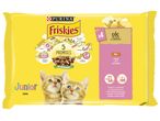 Purina Friskies Junior, храна за котки в сос с пиле, 4 x 85 g/опаковка