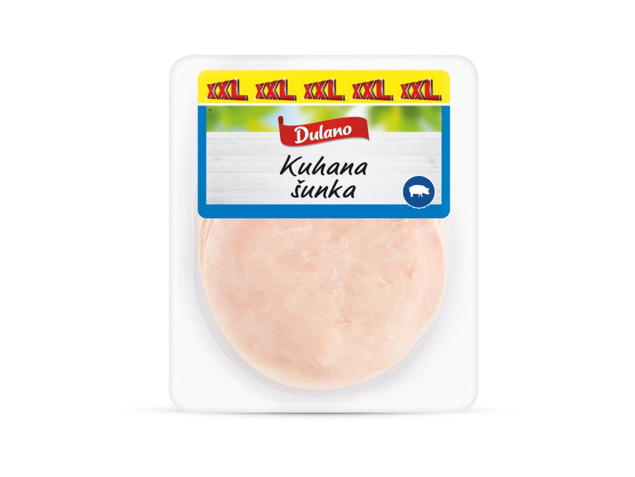 Pakiranje Dulano kuhane šunke XXL.