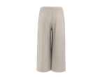 Calças culotte femininas ESMARA em bege claro, vista traseira.