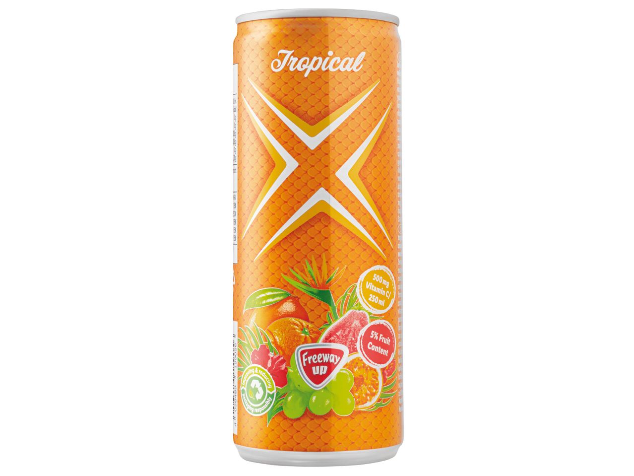 Neptun multivitaminos gyümölcsital dobozban.