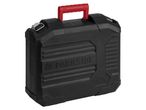 Black tool case with a red handle and the brand name 'PARKSIDE'.
