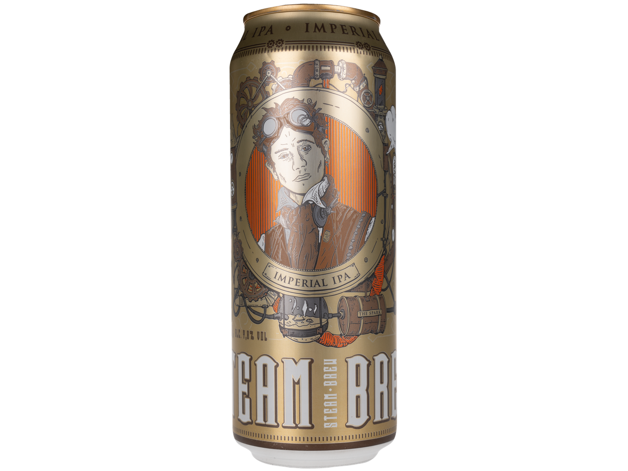 Steam Brew Imperial IPA, stil steampunk.