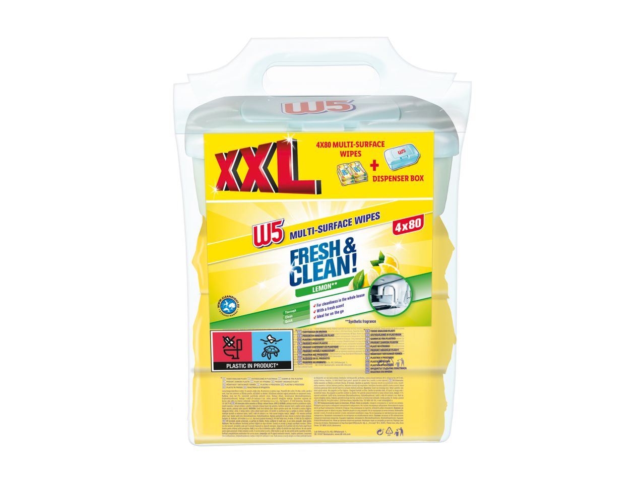 XXL pakiranje pralnega praška za svežino in čistočo.