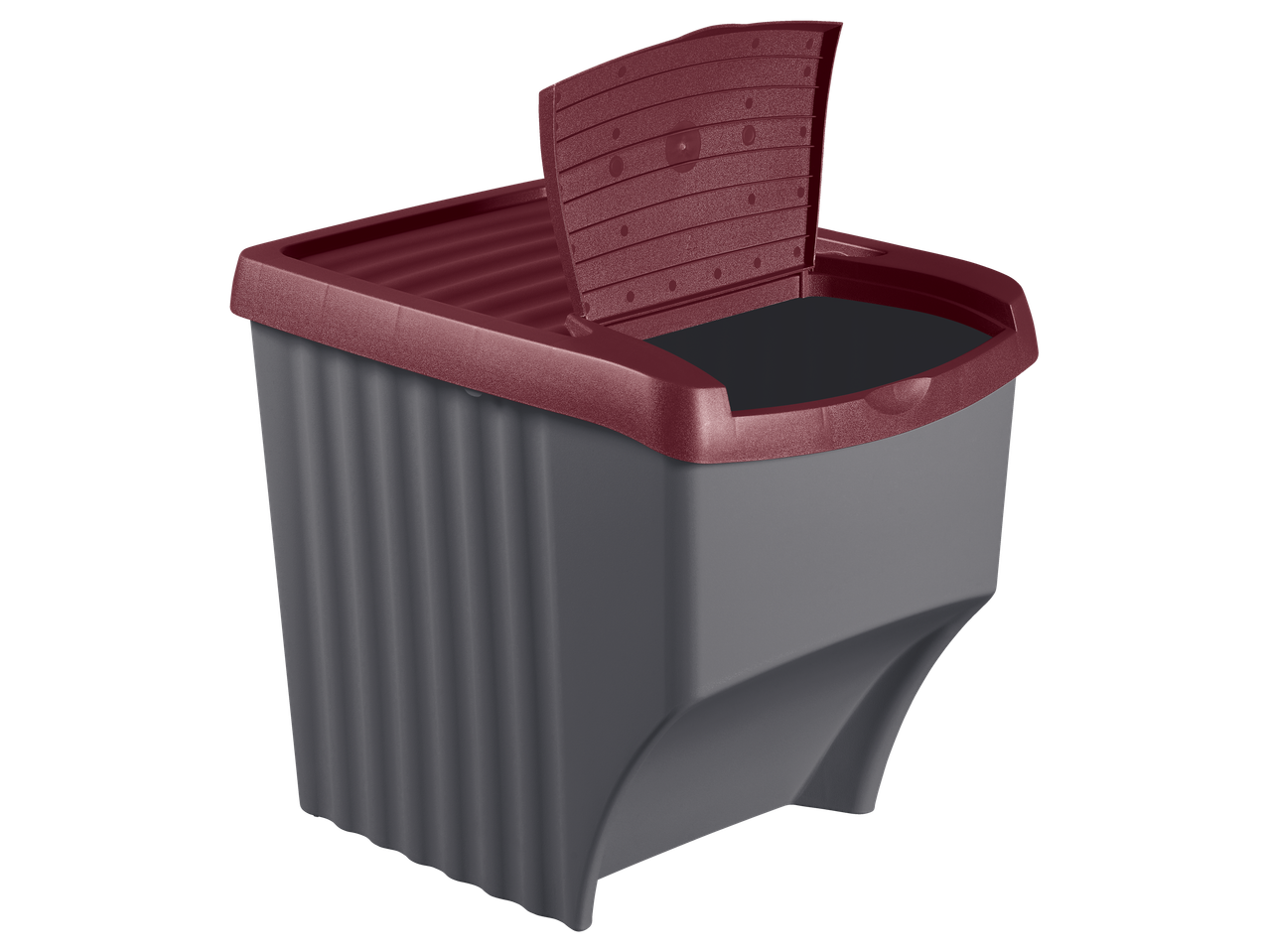 W5 Recycling Bin with an open lid
