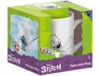 Disney Stitch: šolje za slikanje sa bojama.