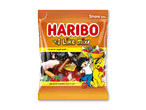 En pose blandet slik med vingummi og lakrids, med teksten 'Share Size' og 'I Like mix'.