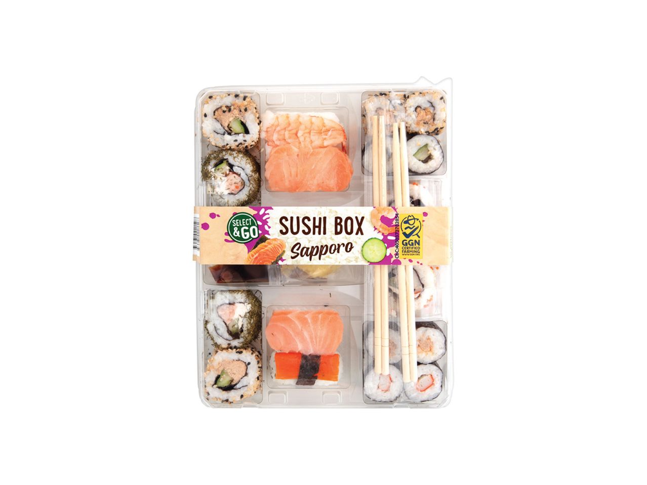 Kutija sa suši-jem Select & Go Sapporo.
