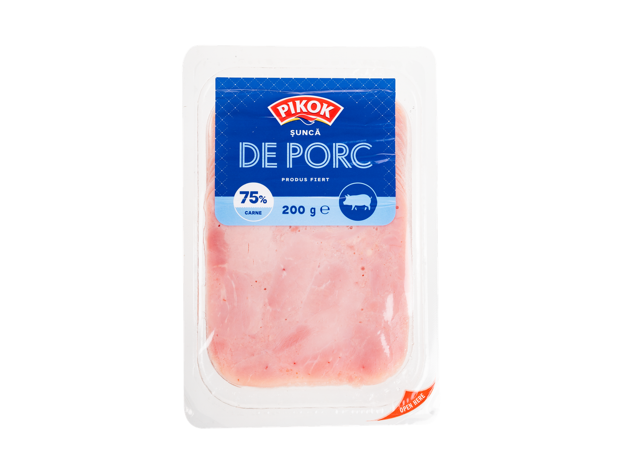 Şuncă de porc Pikok.