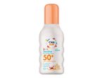 Cien Sun Kids Sensitive SPF 50+ sun spray, vegan, for sensitive skin.