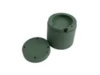 Dark green planter set.