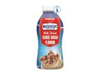 Cookie Dough Flavour Milk Drink bottle with a chilled icon and cocoa splash.