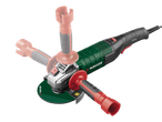 Ъглошлайф Parkside с три позиции на дръжки и диск за рязане.