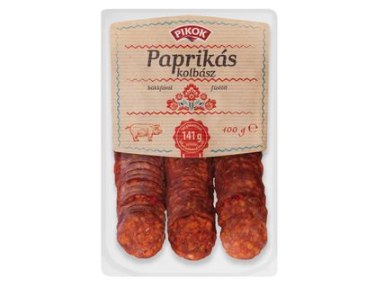 Szeletelt paprikás kolbász