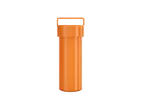 Orange repair kit in a plastic container.
