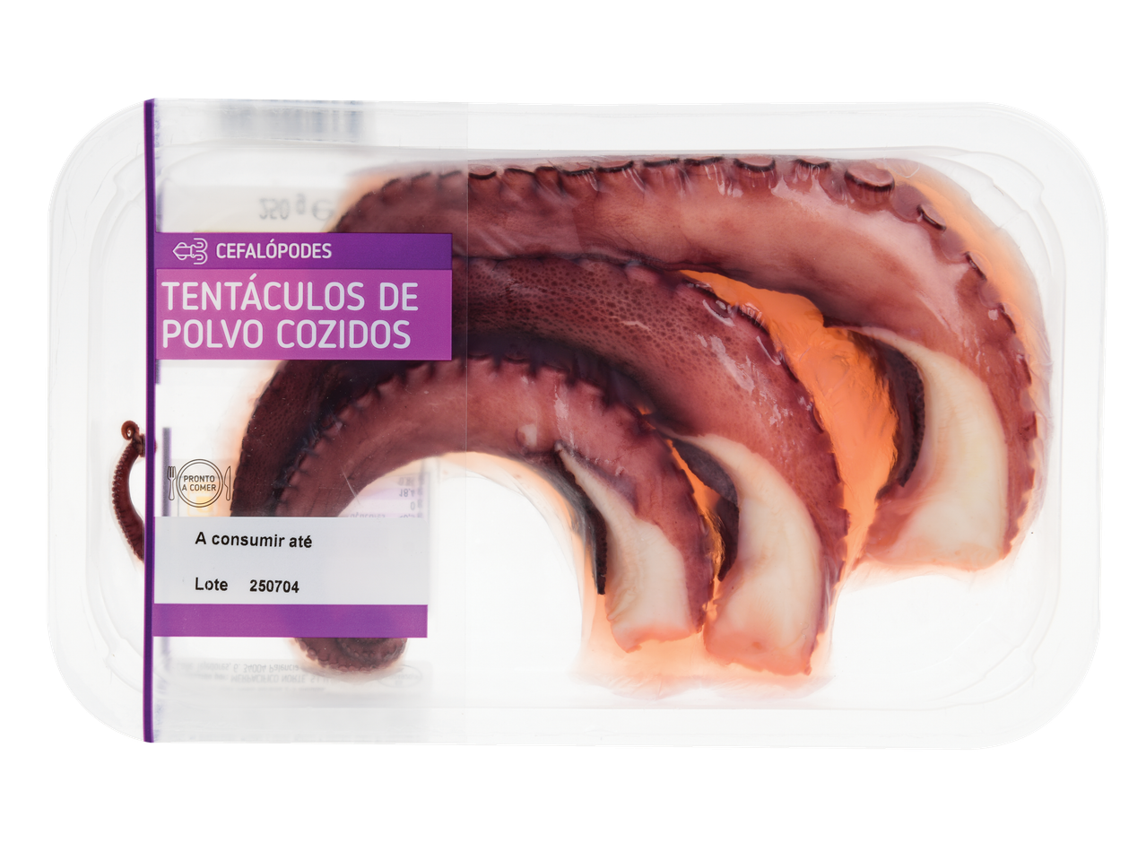 Tentáculos de Polvo Cozidos