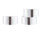 Three rolls of Parkside packing tape are shown against a white background.