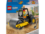 LEGO City 60401: Compactor de construcții cu minifigurină.