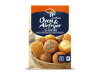 Een verpakking met een mix van 16 oven- en airfryer snacks, waaronder bitterballen, kipnuggets en kaasballetjes.