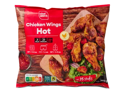 Chicken wings of kipdrumsticks