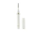 Cien Beauty white electric eyebrow trimmer with a gold accent and cap