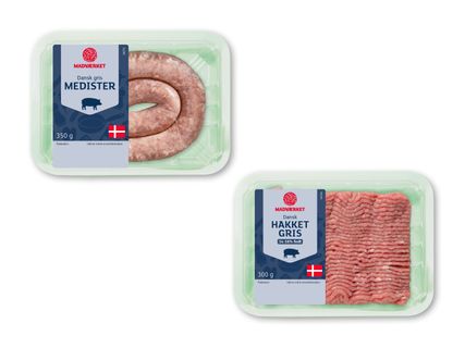 MADVÆRKET Medister eller hakket gris
